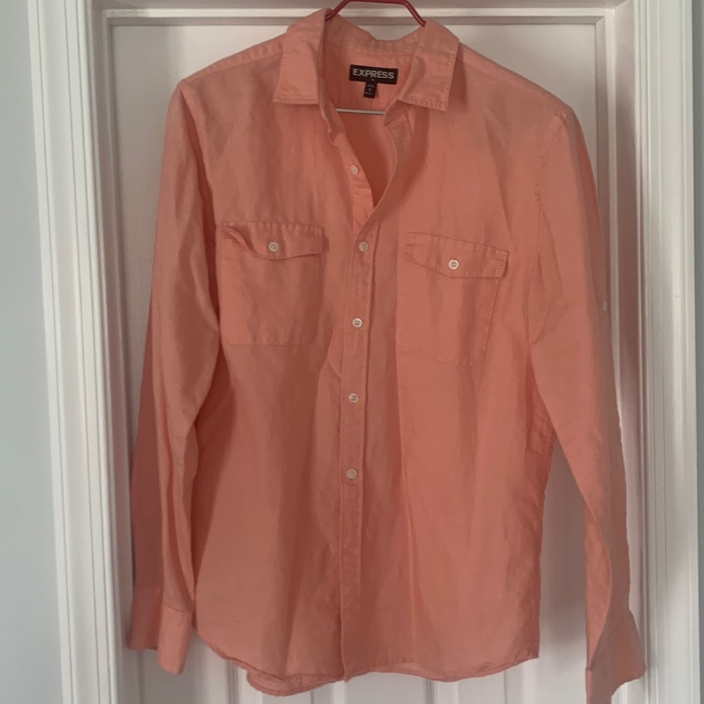 Express Linen Button-up
